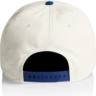 AS Colour 1165 Frame Two-Tone Cap - Back View | color:Natural/Liberty|view:back