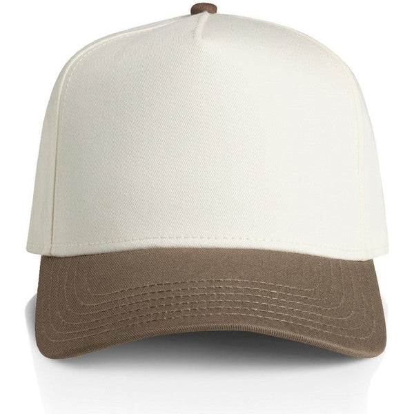 AS Colour Frame Two-Tone Cap | 1165 (Natural/Walnut)