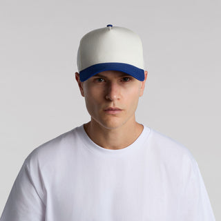 AS Colour Frame Two-Tone Cap | 1165 (Natural/Liberty)