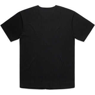 AS Colour 5423 Heavy Baseball Jersey - Back View | color:Black|view:back