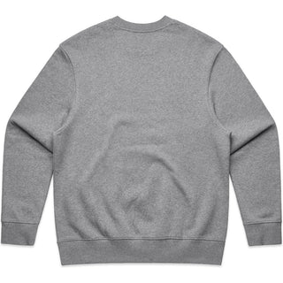 AS Colour 5145 Heavy Crew - Back View | color:Grey Marle|view:back