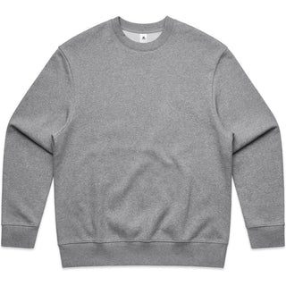 AS Colour 5145 Heavy Crew - Front View | color:Grey Marle|view:front