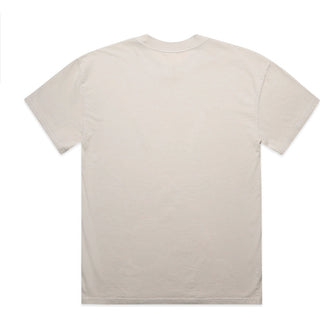 AS Colour  Heavy Faded Minus Tee [-5cm] 5086 (Faded Bone) - Back View | color:|view:back
