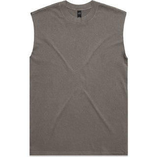 AS Colour 5084 Heavy Faded Tank - Front View | color:Faded Grey|view:front