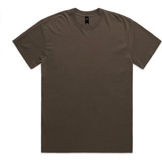 AS Colour 5082 Heavy Faded Tee - Front View | color:Faded Brown|view:front