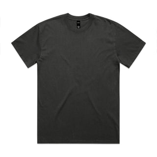 AS Colour 5082 Heavy Faded Tee - Front View | color:Faded Coal|view:front