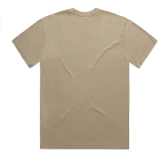 AS Colour 5082 Heavy Faded Tee - Back View | color:Faded Khaki|view:back