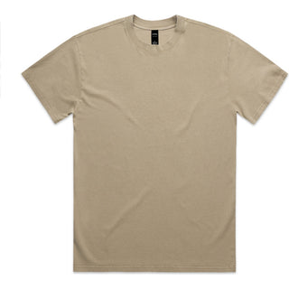 AS Colour 5082 Heavy Faded Tee - Front View | color:Faded Khaki|view:front