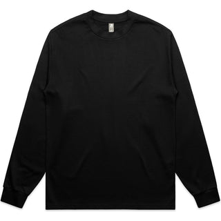 AS Colour 5081 Heavy L/S Tee - Front View | color:Black|view:front