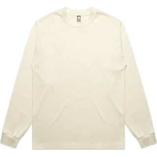 AS Colour 5081 Heavy L/S Tee - Front View | color:Butter|view:front