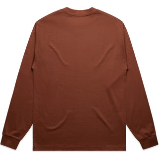 AS Colour 5081 Heavy L/S Tee - Back View | color:Clay|view:back