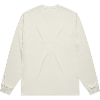 AS Colour 5081 Heavy L/S Tee - Back View | color:Ecru|view:back
