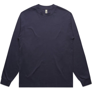 AS Colour 5081 Heavy L/S Tee - Front View | color:Midnight Blue|view:front