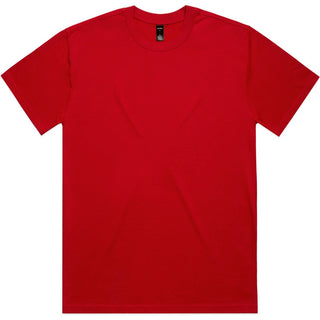 AS Colour 5080 Heavy Tee - Front View | color:Red|view:front