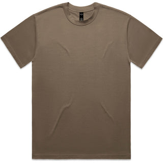 AS Colour 5080 Heavy Tee - Front View | color:Walnut|view:front