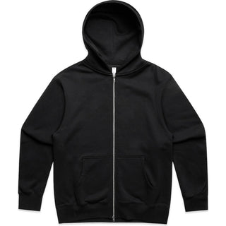 AS Colour 5148 Heavy Zip Hood - Front View | color:Black|view:front