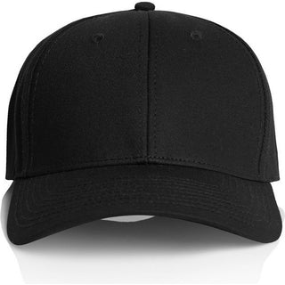 AS Colour 1140 Icon Cap - Front View | color:Black|view:front