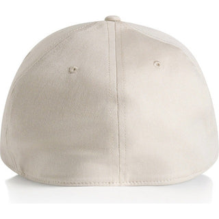 AS Colour 1143 Icon Flex Cap - Back View | color:Bone|view:back
