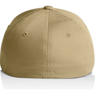 AS Colour 1143 Icon Flex Cap - Back View | color:Khaki|view:back