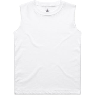 AS Colour 3009 Kids Barnard Tank - Front View | color:White|view:front