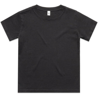 AS Colour 3070 Kids Heavy Faded Tee - Front View | color:Faded Black|view:front