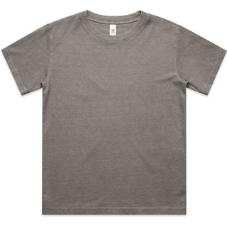 AS Colour 3070 Kids Heavy Faded Tee - Front View | color:Faded Grey|view:front