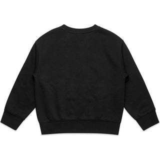 AS Colour 3034 Kids Relax Crew - Back View | color:Black|view:back
