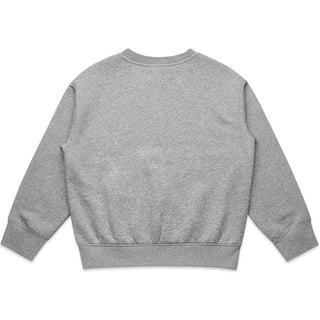 AS Colour 3034 Kids Relax Crew - Back View | color:Grey Marle|view:back