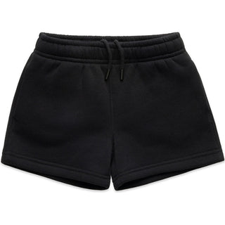 AS Colour 3042 Kids Relax Track Shorts - Front View | color:Black|view:front