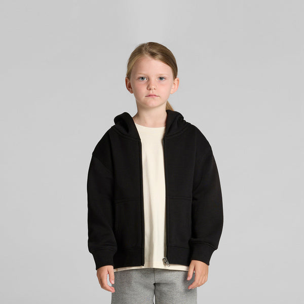 AS Colour Kids Relax Zip Hood | 3038 (Black)