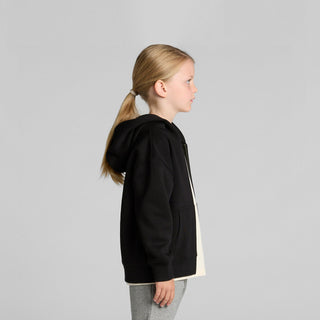 AS Colour Kids Relax Zip Hood | 3038 (Black)