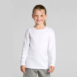 AS Colour Kids Staple L/S Tee | 3007 (Grey Marle)