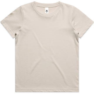 AS Colour 3005 Kids Staple Tee - Front View | color:Bone|view:front