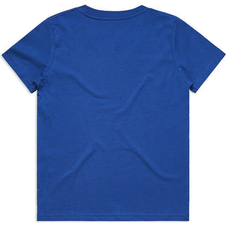 AS Colour 3005 Kids Staple Tee - Back View | color:Bright Royal|view:back