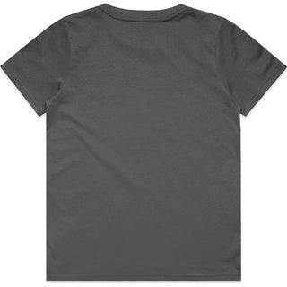AS Colour 3005 Kids Staple Tee - Back View | color:Charcoal|view:back