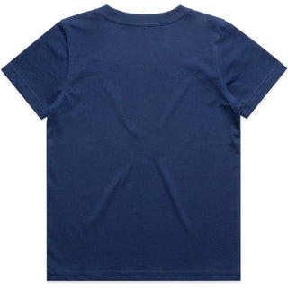 AS Colour 3005 Kids Staple Tee - Back View | color:Cobalt|view:back