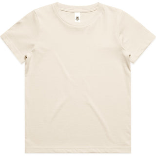 AS Colour 3005 Kids Staple Tee - Front View | color:Ecru|view:front