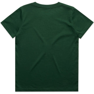 AS Colour 3005 Kids Staple Tee - Back View | color:Forest Green|view:back