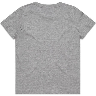 AS Colour 3005 Kids Staple Tee - Back View | color:Grey Marle|view:back