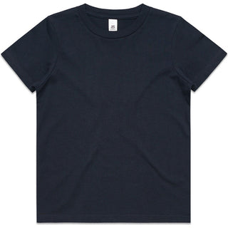 AS Colour 3005 Kids Staple Tee - Front View | color:Navy|view:front