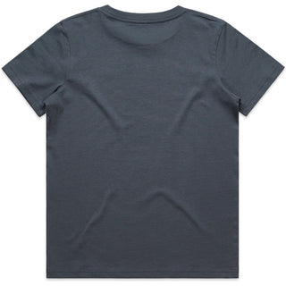 AS Colour 3005 Kids Staple Tee - Back View | color:Petrol Blue|view:back