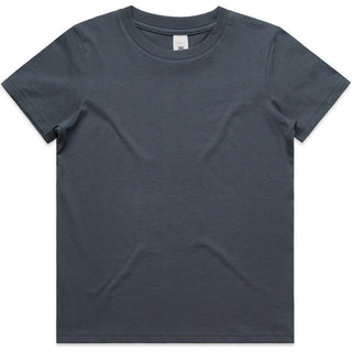 AS Colour 3005 Kids Staple Tee - Front View | color:Petrol Blue|view:front