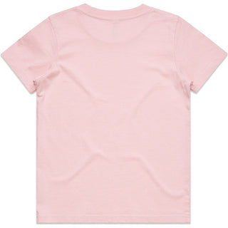 AS Colour 3005 Kids Staple Tee - Back View | color:Pink|view:back