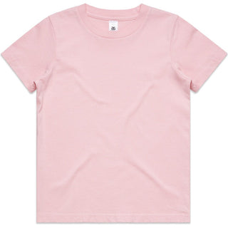 AS Colour 3005 Kids Staple Tee - Front View | color:Pink|view:front