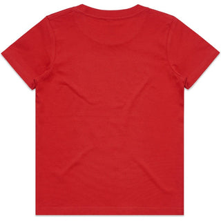 AS Colour 3005 Kids Staple Tee - Back View | color:Red|view:back