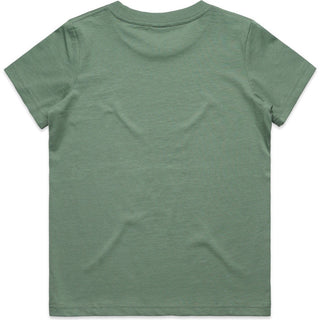 AS Colour 3005 Kids Staple Tee - Back View | color:Sage|view:back