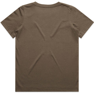 AS Colour 3005 Kids Staple Tee - Back View | color:Walnut|view:back