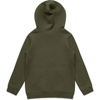 AS Colour 3032 Kids Supply Hood - Back View | color:Army|view:back