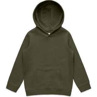 AS Colour 3032 Kids Supply Hood - Front View | color:Army|view:front