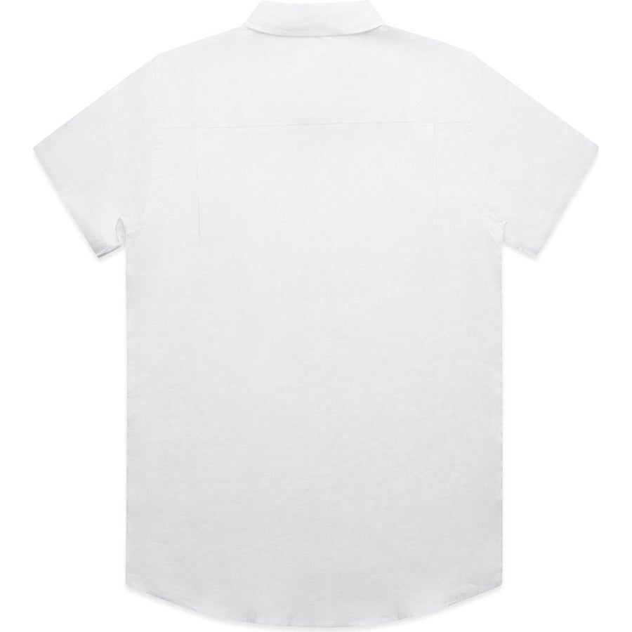 AS Colour Linen S/S Shirt | 5420 (White)
